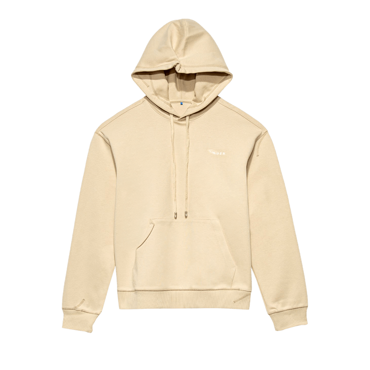 Ader Error Tape Logo Hoodie "Ivory"