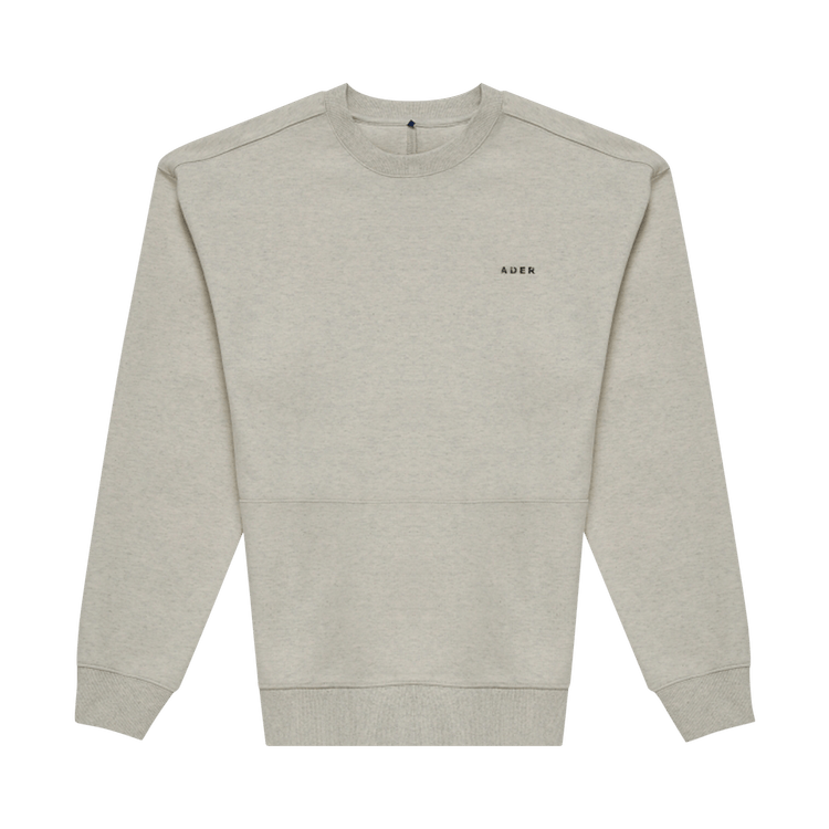 Ader Error Kangaroo Pocket Sweatshirt "Oatmeal"