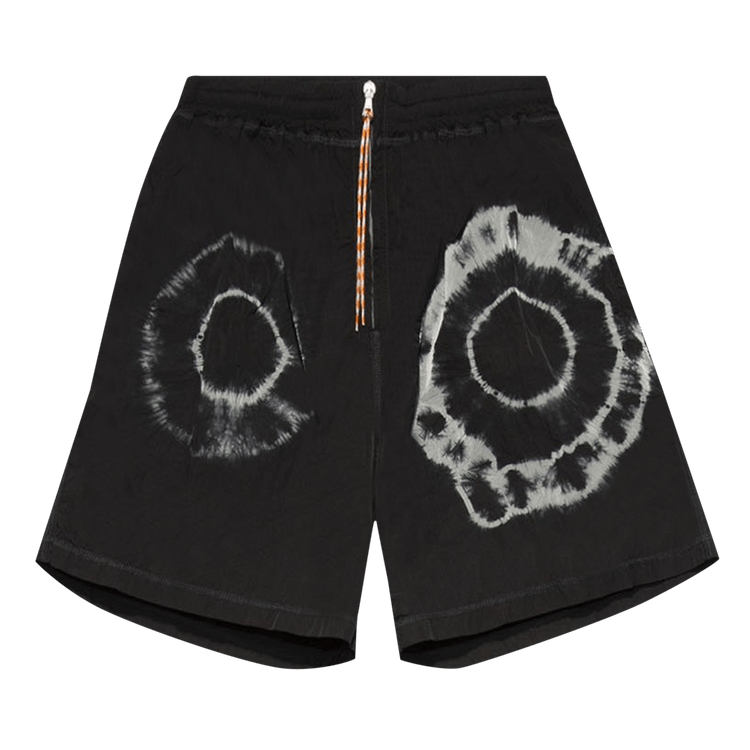 Aries Windcheater Shorts "Black Tie Dye"