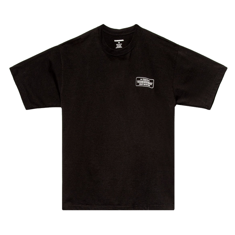 Neighborhood Bar And Shield Tee "Black"