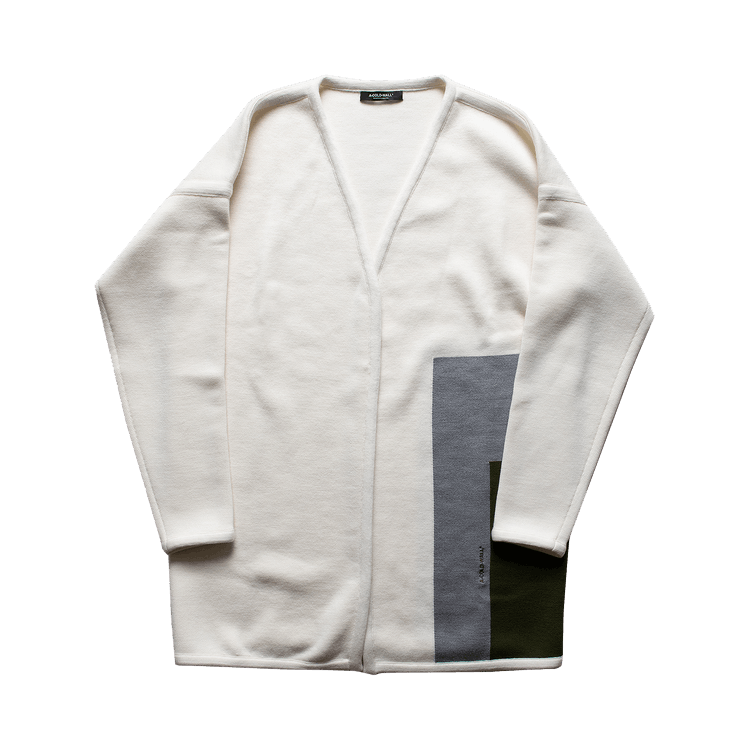 A-Cold-Wall* Block Albers Cardigan "Chalk White"