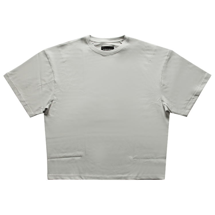 A-Cold-Wall* Logo Embroidery T-Shirt "Chalk Grey"