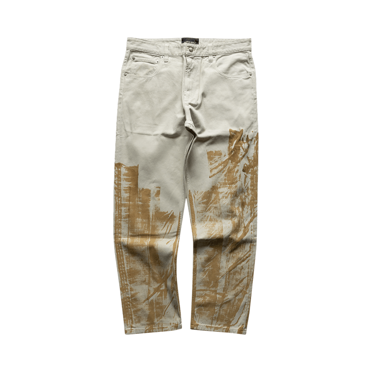 A-Cold-Wall* Pigment Trucker Jeans "Chalk White"