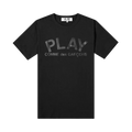 Comme des Garçons PLAY Play Logo Tee "Black"