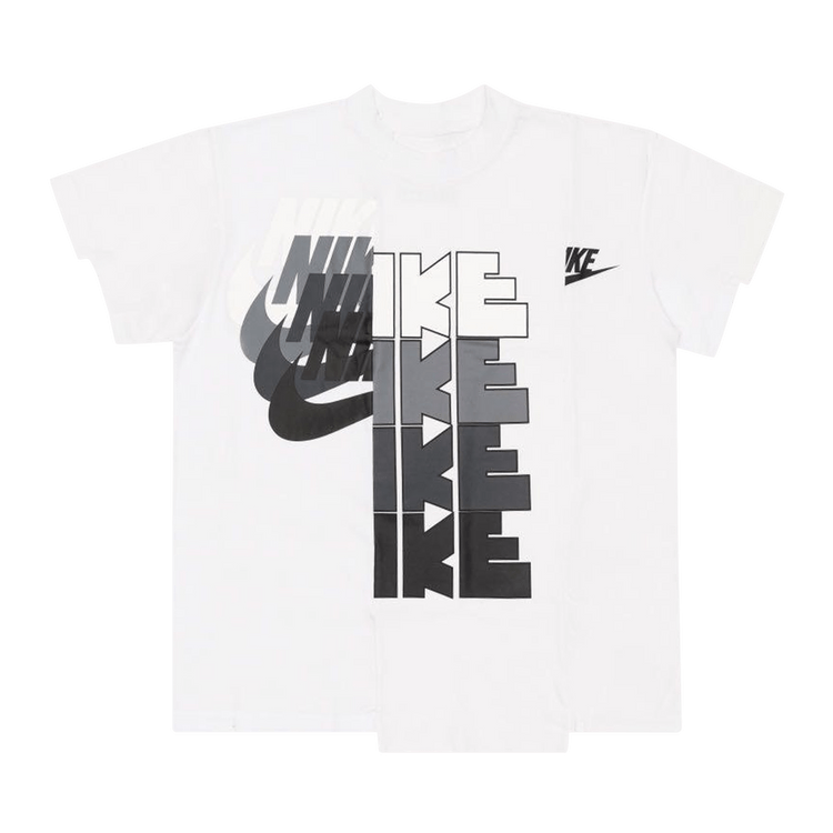 Nike x Sacai Hybrid T-Shirt "White"