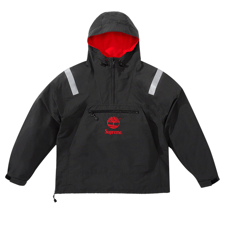 Supreme x Timberland Reflective Taping Anorak "Black"