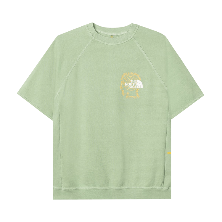 Brain Dead x The North Face Short-Sleeve Climber Crewneck Sweater "Green"
