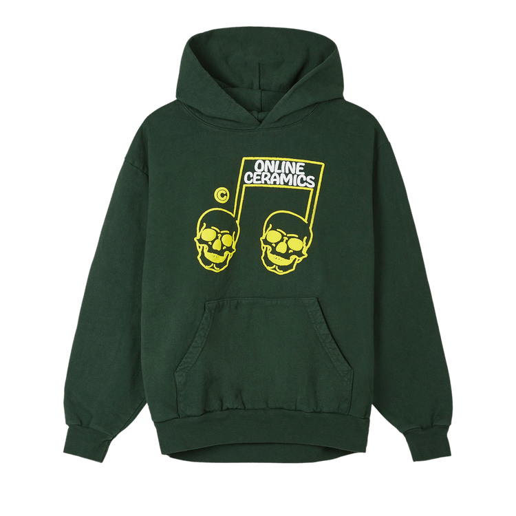 Online Ceramics The Sweet Sound Of Death Logo Hoodie "Green"