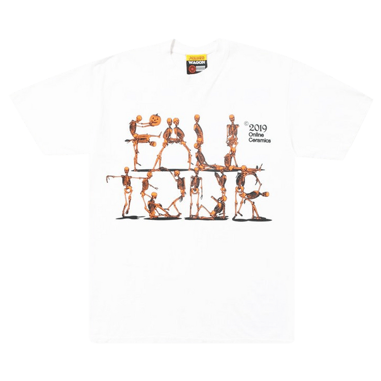 Online Ceramics Fall Tour 2019 Skeleton Tee "White"