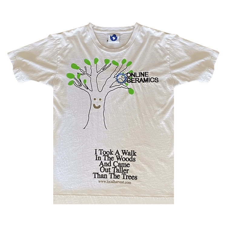 Online Ceramics Taller Than The Trees Tee "White"