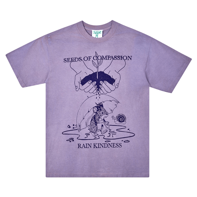 Online Ceramics Raining Kindness Tee "Purple"