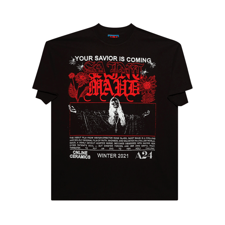 Online Ceramics x A24 Saint Maud Tee "Black"