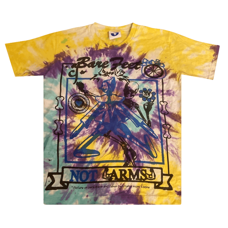 Online Ceramics Bare Feet Not Arms Tee "Tie Dye"