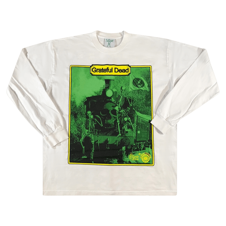 Online Ceramics Grateful Dead Train Riders Long-Sleeve "White"