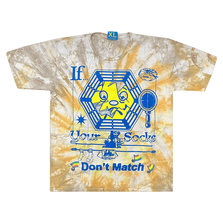 Online Ceramics If Your Socks Don't Match Tee 'Tie Dye'