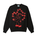 Online Ceramics Anarchy Clown Crewneck "Black"