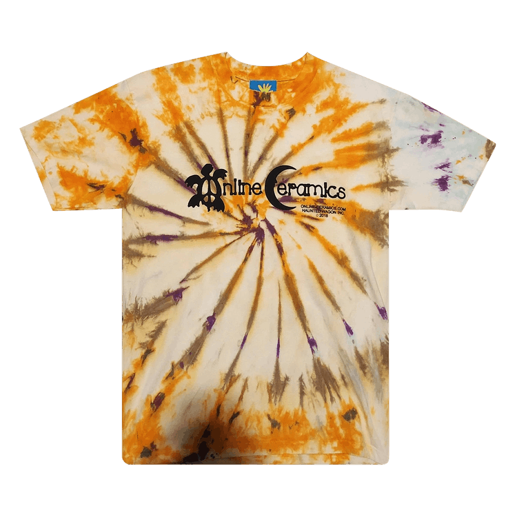 Online Ceramics Logo Tee "Tie Dye"