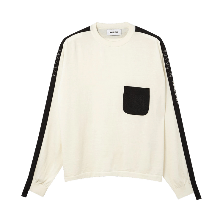 Ambush Taped Knit Sweater "Off White"