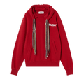 Ambush Multicord Hooded Sweatshirt "Red/White"