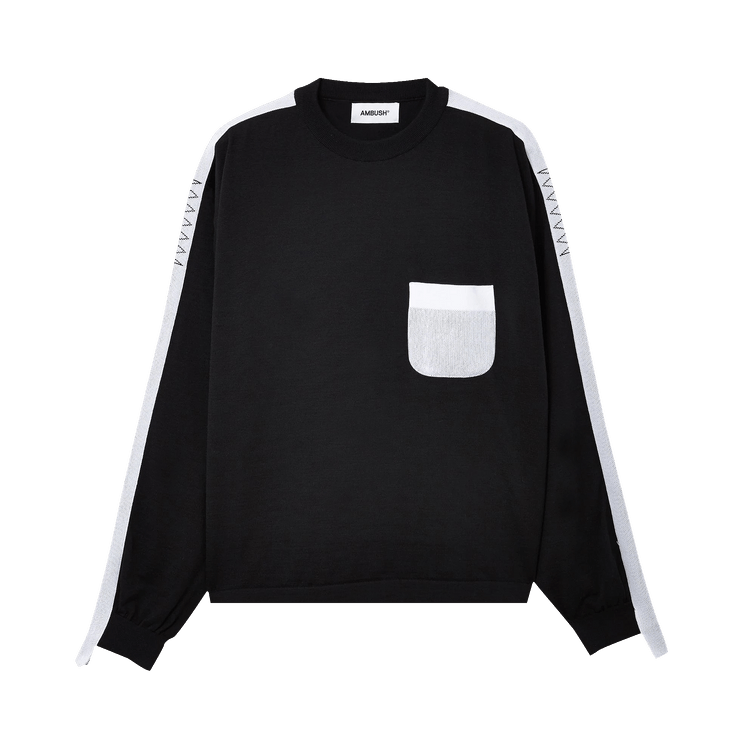 Ambush Taped Knit Sweater "Black"