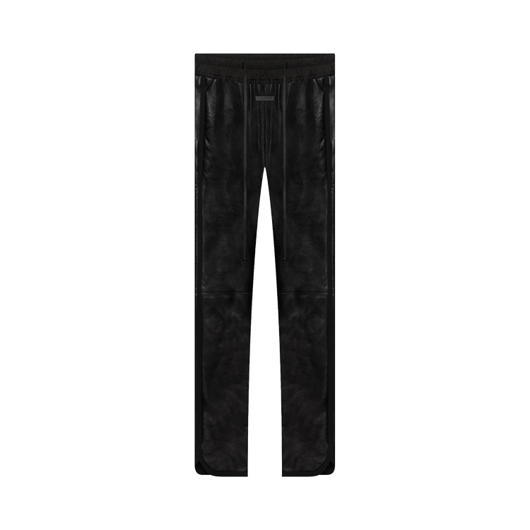 Fear of God Leather Track Pant "Black"