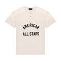Fear of God All Star Henley Tee "Vintage Concrete White/Stone"