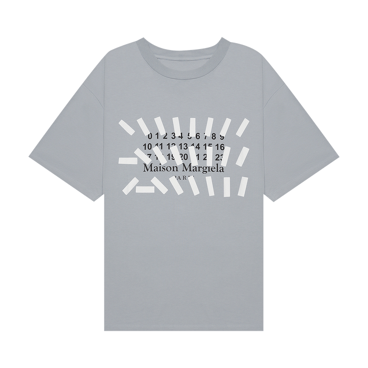 Maison Margiela Tape Logo Tee "Storm Grey"