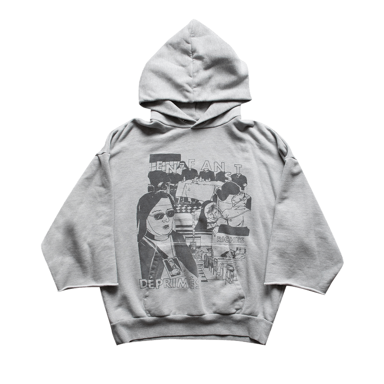 Enfants Riches Déprimés Nun Hoodie "Heather Grey/Black"
