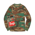 Supreme x Hanes Thermal Crew (1 Pack) "Woodland Camo"