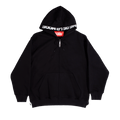 032C Systeme Reflective Zip-Up Hoodie "Black"