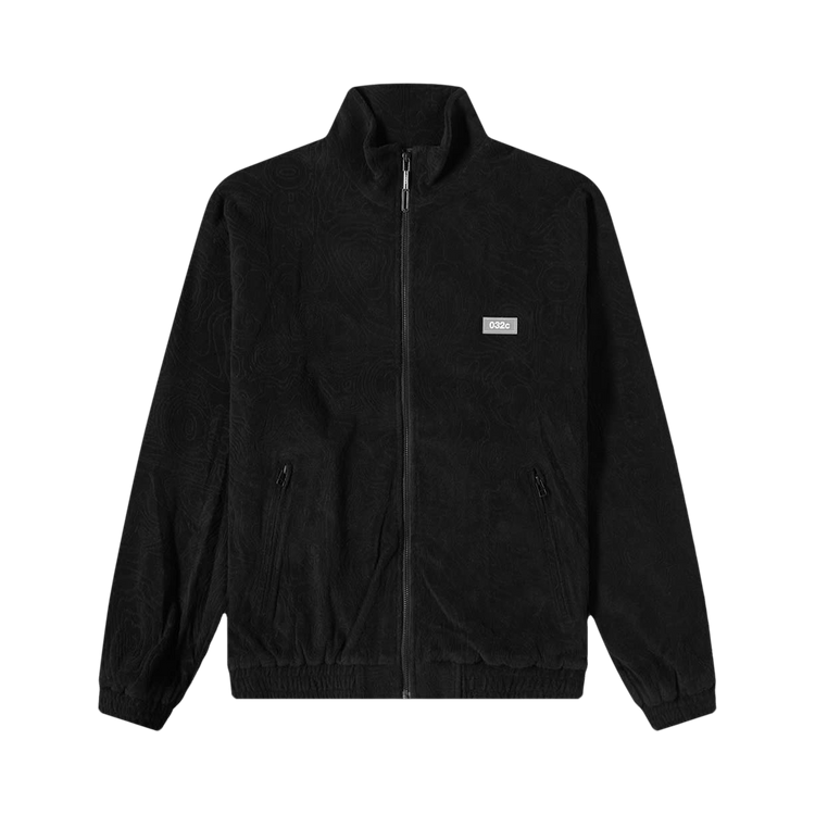 032C Topos Shaved Terry Jacket "Black"