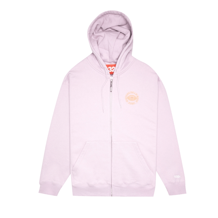 032C Hypnos Zip-Up Hoodie "Grey Purple"
