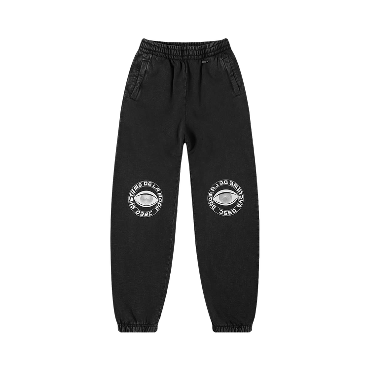 032C Hypnos Acid Washed Sweatpants "Washed Out Black"
