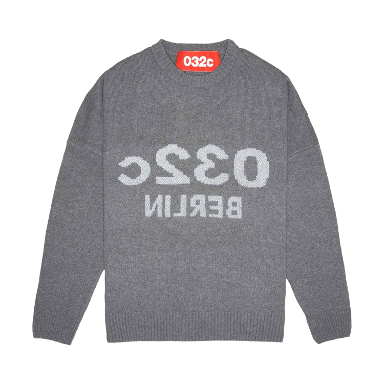 032C Selfie Knit Pullover Reflective "Grey"