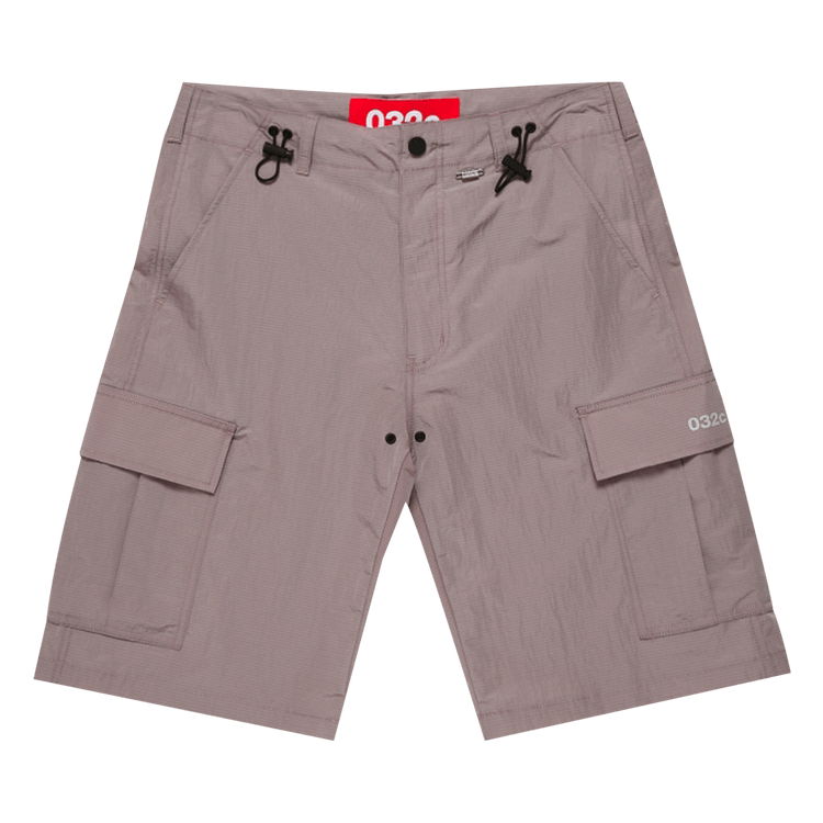 032C Nylon Cargo Shorts Heat Sensitive "Grey Purple/Light Pink"