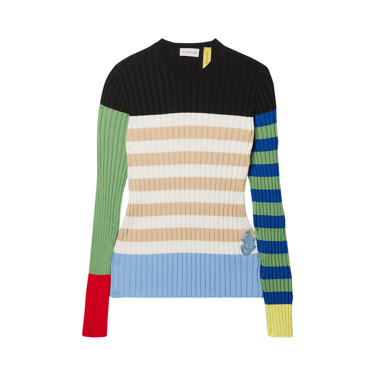Moncler Genius x JW Anderson Striped Crewneck Sweater "Colorblock/Multicolor"