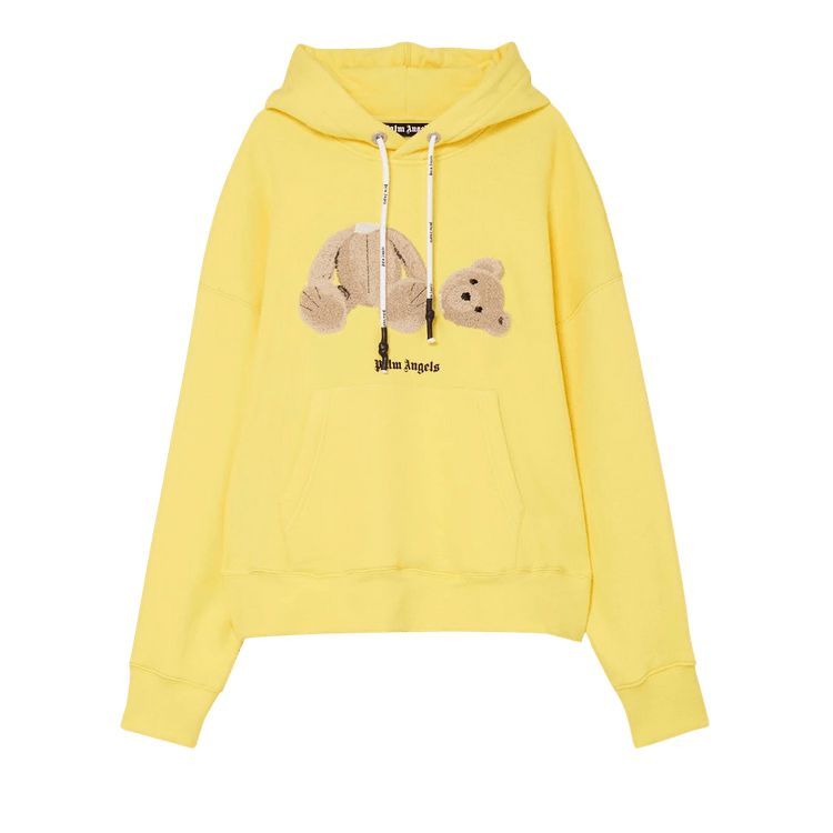 Palm Angels Bear Hoodie "Yellow/Black"