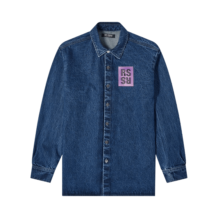 Raf Simons Straight Fit Denim Overshirt "Navy"