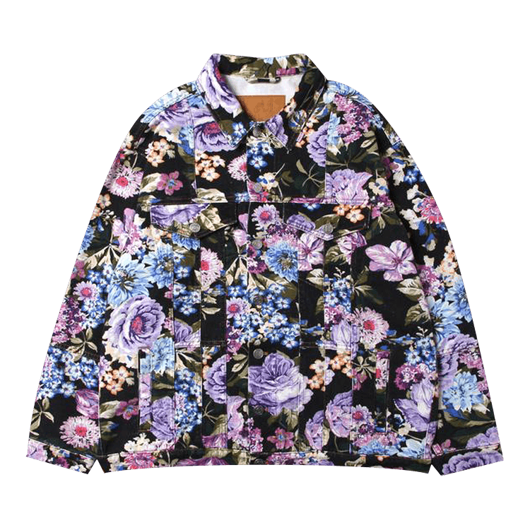 Martine Rose Oversized Denim Jacket "Floral"