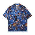 Martine Rose Hawaiian Shirt "Blue/Red"