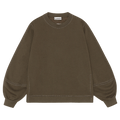 Ganni Puff Sleeve Sweatshirt "Kalamata"