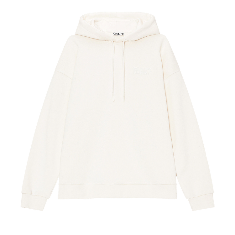 Ganni Oversized Hoodie "Egret"