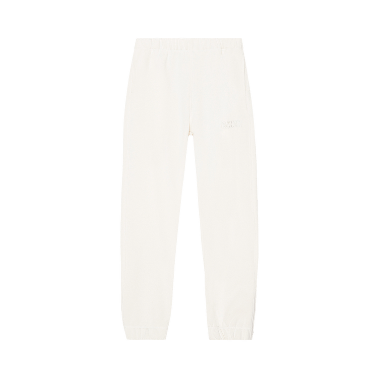 Ganni Elasticated Pants "Egret"