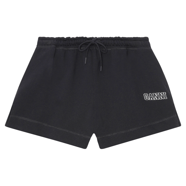 Ganni Drawstring Shorts "Black"