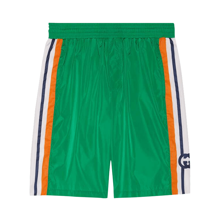 Gucci Swim Shorts With Interlocking G "Shamrock"