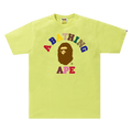 BAPE Colors College Tee "Green"