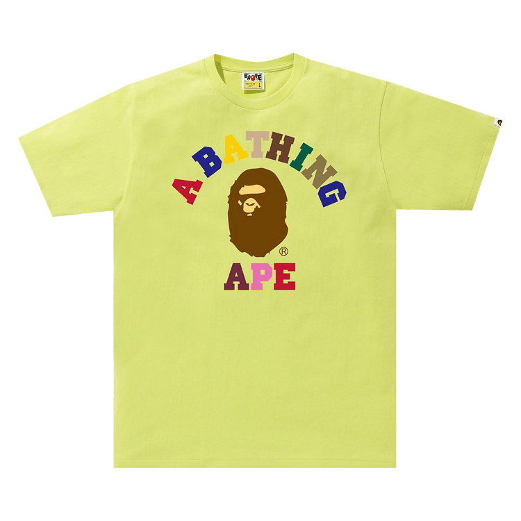 BAPE Colors College Tee "Green"