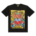 Chinatown Market Dunking Bear Watercolor T-Shirt "Black"