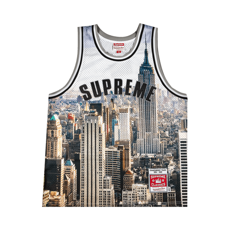 Supreme x Mitchell And Ness Basketball Jersey "Skyline"