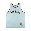Supreme x Mitchell And Ness Basketball Jersey "Light Blue"